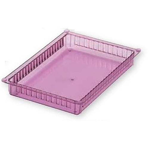 アルティア　スタンダードポリカトレー　クリアピンク　６００&times;４００&times;８５　ＮＲＴ－７５ＰＫＣＶ　０－５７３３－１３