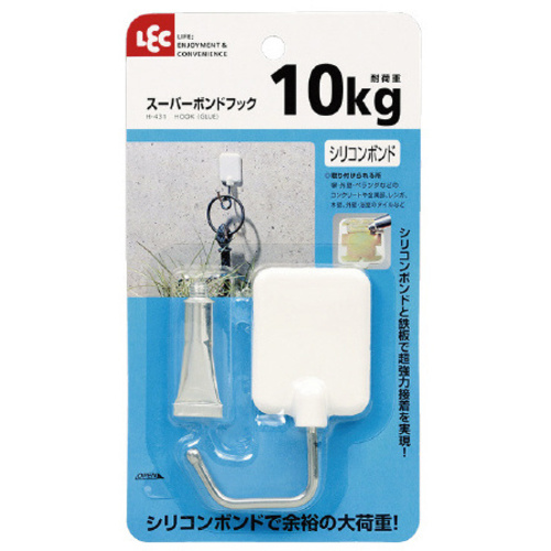 シリコンボンドツールフックワイド　耐荷重１０ｋｇ