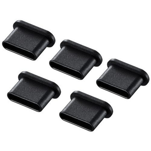 タイプＣ　コネクタキャップ（ブラック）　ＴＫ－ＣＡＰ６ＢＫ　■お取り寄せ品