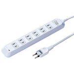 雷ガードタップ（２Ｐ・６個口・２ｍ）　ＴＡＰ－ＳＰ２１６　■お取り寄せ品