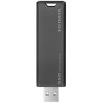 ＵＳＢ３．２　Ｇｅｎ２対応　スティックＳＳＤ　５００ＧＢ　グレー×ブラック　ＳＳＰＳ－ＵＳ５００ＧＲ　■お取り寄せ品