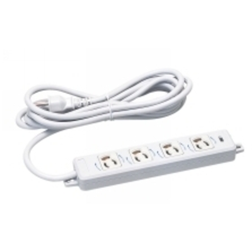 磁石付きＯＡタップ（抜け止め４口　全ラック）　ＲＰ９８６－０４ＬＧ　■お取り寄せ品