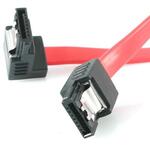 ＳＡＴＡケーブル３０ｃｍラッチ付きコネクタ片側下向きＬ型　ＬＳＡＴＡ１２ＲＡ１　■お取り寄せ品