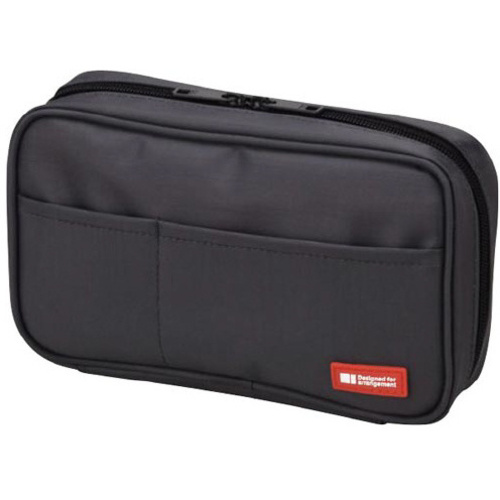 ペンケース　ブックタイプ　黒