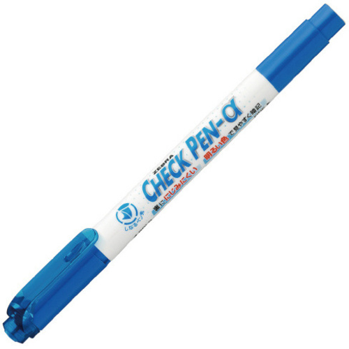 チェックペン　アルファ　青　Ｐ－ＷＹＴ２０－ＢＬ