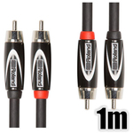 オーディオケーブル／１ｍ／ＲＣＡピン×２－ＲＣＡピン×２　ＲＣＣ－３－２Ｒ２Ｒ　■お取り寄せ品