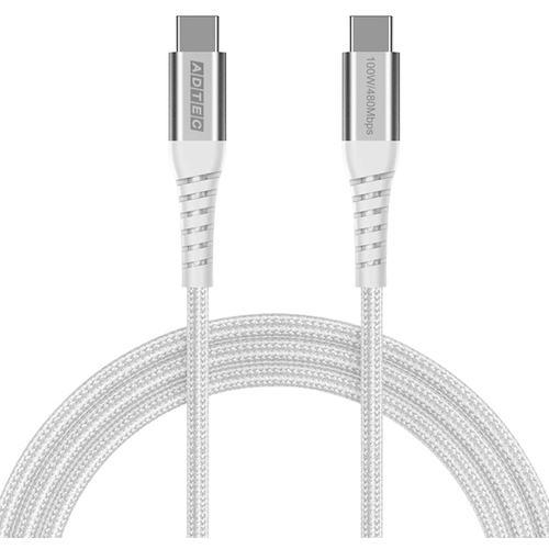 ＵＳＢ２．０　Ｃ－Ｃケーブル　（１００Ｗ／４８０Ｍ／２ｍ）　ホワイト　ＡＰＣ－Ｖ２０１０ＣＣ－Ｕ２－ＷＨ　■お取り寄せ品