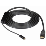 ＵＳＢ－Ｃ　ｔｏ　ＤＰ１．２　４Ｋ６０　変換ケーブル　３．０ｍ　ＶＡ－ＵＳＢＣ３１－ＤＰ１２Ｍ－０１０　■お取り寄せ品