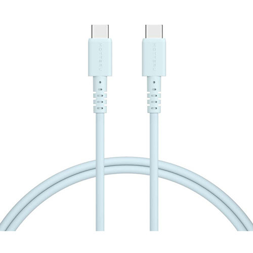ＭＯＴＴＥＲＵ　ケーブル　ＵＳＢ　Ｃ－Ｃ　１ｍ　パウダーブルー　ＭＯＴ－ＳＣＢＣＣＧ１００－ＢＬ　■お取り寄せ品