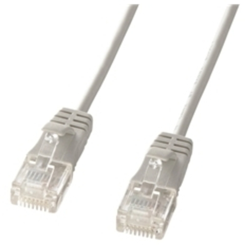 カテゴリ６準拠極細ＬＡＮケーブル（１０ｍ・ライトグレー）　ＫＢ－ＳＬ６－１０　■お取り寄せ品