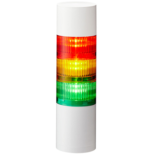 ＬＲ７シグナル・タワー積層信号灯&Phi;７０　ＬＲ７－３０２ＷＪＢＷ－ＲＹＧ　■お取り寄せ品