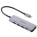 Ｔｙｐｅ－Ｃドッキングステーション／ＵＳＢ　ＰＤ対応／シルバー　ＤＳＴ－０５１ＢＰＳＶ　■お取り寄せ品