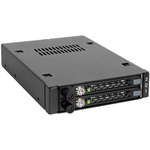 ２ｘ２．５インチ　ＨＤＤ　／　ＳＳＤ　搭載用リムバブルケース　ＭＢ４９２ＳＫＬ－Ｂ　■お取り寄せ品