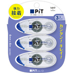 テープのり　ピットパワーエッグ　１Ｐ（３個入）Ｘ５