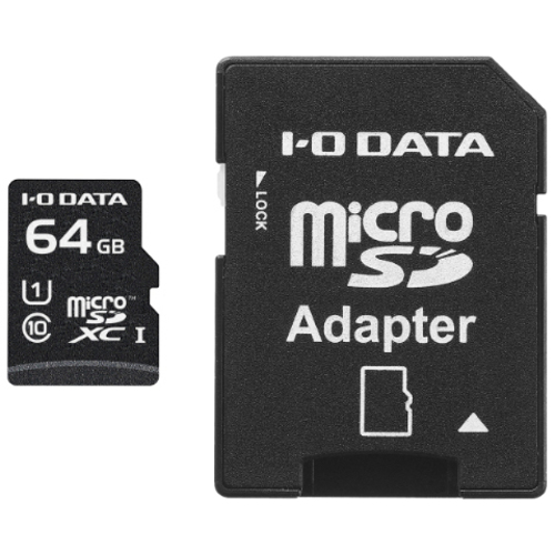 ＵＨＳ－Ｉ　ＵＨＳ　スピードクラス１対応ｍｉｃｒｏＳＤメモリーカード（ＳＤ変換アダプター付き）　６４ＧＢ　■お取り寄せ品