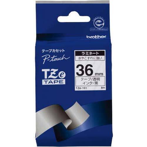 ピータッチ　ラミネート透明テープ３６ｍｍ　黒文字