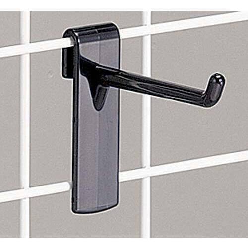 メッシュ用樹脂フック　黒　長さ６０ｍｍ　１０本入