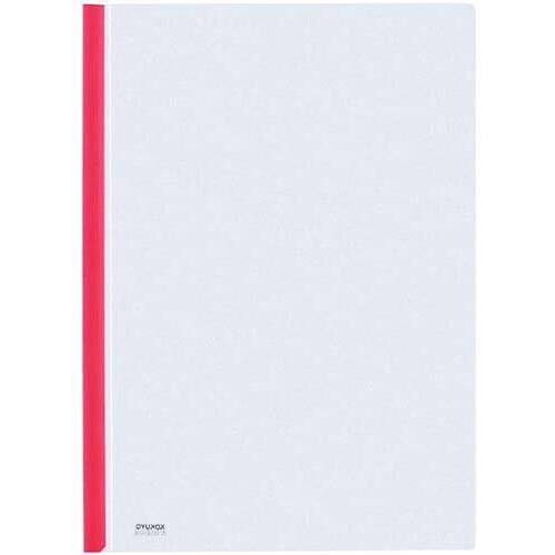 レールクリヤーホルダー　Ａ４　レール色赤×５冊