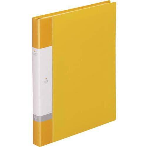 クリヤーブック交換式　黄　Ａ４縦背幅２５ｍｍ１０冊