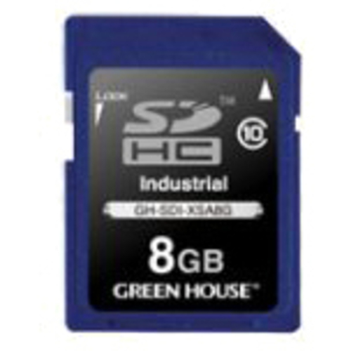 インダストリアルＳＤＨＣカード　ＳＬＣ　－４０～＋８５℃　８ＧＢ　■お取り寄せ品