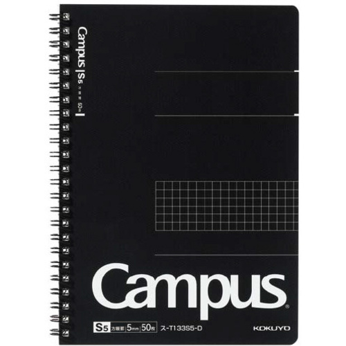 キャンパス　ツインリングノートＡ５方眼罫５０枚