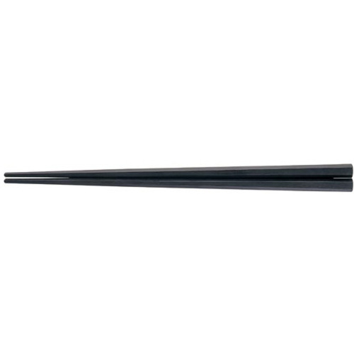 ＰＢＴ樹脂箸　六角先端四角　黒　１０膳入