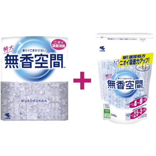 無香空間　本体６３０ｇ＋詰替６４８ｇセット