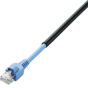 屋外用ツメ折れ保護カバー付ＬＡＮケーブル（Ｃａｔ５Ｅ）／３０ｍ／ブラック　ＬＤ－ＶＡＰＦＲ／ＢＫ３０　■お取り寄せ品