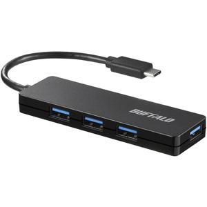 ＵＳＢ３．１（Ｇｅｎ１）　Ｔｙｐｅ－Ｃ　４ポート　バスパワーハブ　ブラック　ＢＳＨ４Ｕ１２０Ｃ１ＢＫ　■２営業日内届