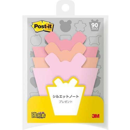 ポストイット　シルエットノート　強粘着　プレゼント