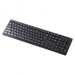 ワイヤレス静音キーボード（２．４ＧＨｚワイヤレス・テンキーあり）　ＳＫＢ－ＷＬ３７ＢＫ　■お取り寄せ品