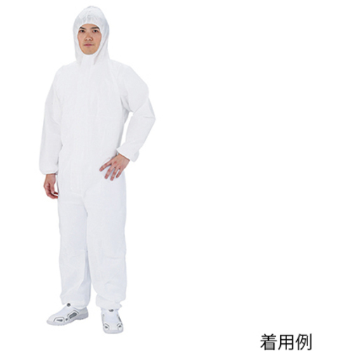 ＳＭＳ防護服　ＸＬ　ＣＮ４０１２ＣＷ　７－７７２８－０４　●ご注文は２個から