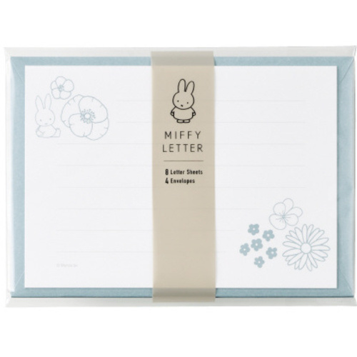 ミッフィー　横型レター　ブルー　【お取り寄せ品】１１営業日以内届