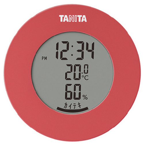 デジタル温湿度計　ピンク　ＴＴ－５８５ーＰＫ