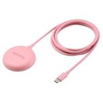 マグネットＱｉ２規格対応ワイヤレス充電器／１５Ｗ／卓上／ピンク　Ｗ－ＭＡ１０ＰＮ　■お取り寄せ品