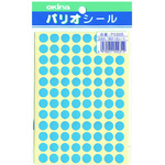 パリオシール　３０５　３号シール　水色Ｘ５　【お取り寄せ品】７営業日以内届