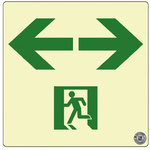 誘導標識　両矢印縦　ＰＳＮ９６３　【お取り寄せ品】９営業日以内届