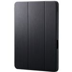 １３インチｉＰａｄ　Ｐｒｏ（Ｍ４）フラップケース／衝撃吸収／ブラック　ＴＢ－Ａ２５ＰＬＳＡＢＫ　■お取り寄せ品