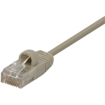 カテゴリー６対応　スリムＬＡＮケーブル　アイボリー　１ｍ　ＧＨ－ＣＢＥＳＬ６－１Ｍ　■お取り寄せ品