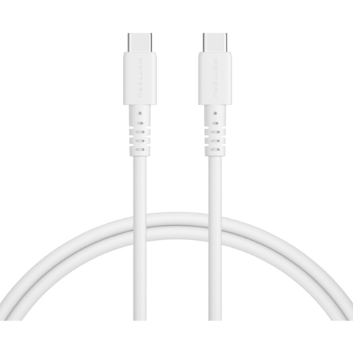 ＭＯＴＴＥＲＵ　ＵＳＢ－ＣｔｏＣケーブル　１ｍ　エアリーホワイト　ＭＯＴ－ＳＣＢ２４０ＣＣＧ１００－ＷＨ　■お取り寄せ品