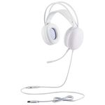 ＬＥＤハウジングゲーミングヘッドセット／両耳オーバーヘッド／５０ｍｍドライバ／ＵＳＢ－Ａ／ホワイト　■お取り寄せ品