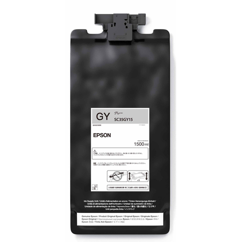 ＳｕｒｅＣｏｌｏｒ用　インクパック／１５００ｍｌ（グレー）　ＳＣ３５ＧＹ１５　■お取り寄せ品