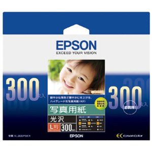 エプソン　写真用紙　光沢　Ｌ判３００枚　ＫＬ３００ＰＳＫＲ　■お取り寄せ品