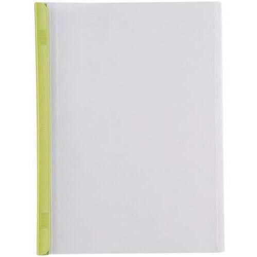 スライドバーファイルＡ４縦５０枚とじ　黄緑１００冊