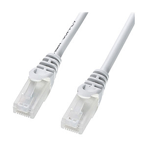 ツメ折れ防止ＣＡＴ５ｅＬＡＮケーブル（５ｍ・ホワイト）　ＬＡ－Ｙ５ＴＳ－０５　■お取り寄せ品