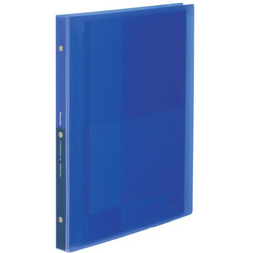 クリヤーブックグラッセル替紙式Ａ４　ブルー