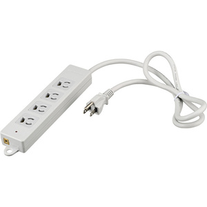 ３ピン式電源タップ　２重構造　雷サージ＆ランプ付　３ｍ　ライトグレー　ＢＴＫＰＬＭＪＴ３４３０ＬＧ　■お取り寄せ品