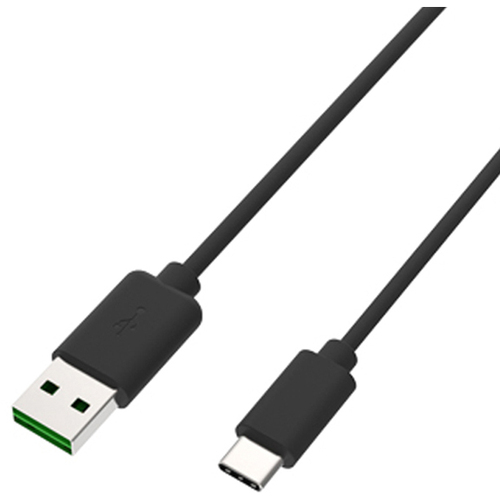 ＵＳＢ充電＆同期ケーブル　１．２ｍ　リバーシブルＡ－Ｃ　ＢＫ　ＡＪ－５６８　■お取り寄せ品