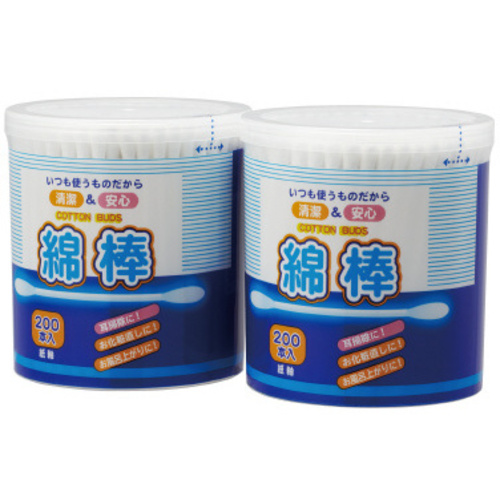 紙軸白綿棒　２００本入&times;２コパック&times;２０