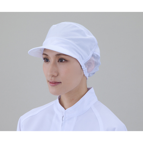 衛生帽子女性用　丸天後メッシュ　１－１５　２－５８５９－０５　●ご注文は数量２から